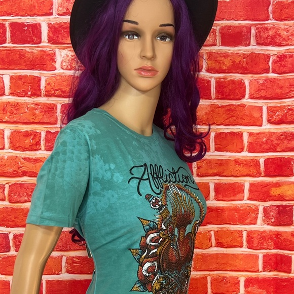 Affliction Women’s T-Shirt - Picture 9 of 13